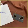 Mode Goujons Boucles D'oreilles Luxurys Designers Hommes Boucle D'oreille Or Boucles D'oreilles Femmes Triangle Boucles D'oreilles Partie Bijoux Ornements Colliers 21071204R