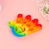 The Finger Toy Ручная поддержка Экструзионные сенсорные Снязь Специальный нужд Стресс Бесполезное облегчение Fidget Ball