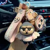 Trend Fart Monkey Keychain Creative Cute Doll Backpack Bag Car Key Pendant Accessories Couple's Keyring Gift Keychains5074021