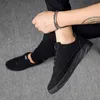 2021, zapatillas para correr para hombre, zapatillas deportivas transpirables a la moda para hombre en negro, rojo y gris, talla 39-44 wy