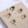 Clip magnetica su anelli da naso Borchie Arcobaleno dorato senza foro Anello anti allergia in acciaio inossidabile Gioielli per il corpo per le donne moda volontà e sabbia