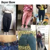 Guuzyuviz Casual Jeans Mulher Alta Cintura Solta Denim Harem Calças Mujer Plus Size Chic para Mulheres Combinaison Pantalon Femme 210629