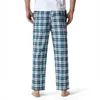 Plaid Mens Pajama Spodnie Dolne Pantsweear Lounging Relaxed Home PJS Spodnie Flanel Comfy Jersey Soft Cotton Pantalon Pijama Hombre 210522