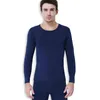 Men's underwear O neck thin thermal Long Johns underpants and undershirts Asian size L to 6XL 211108