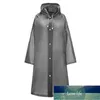 Eva Raincoat Vattentät Regn Poncho Återanvändbar Unisex Män Kvinnor Långt Klar regnkläder Fabrikspris Expert Design Kvalitet Senaste Style Original Status