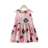 1 2 3 4 5 6 7 8 jaar zomer meisje prinses jurk katoen kersenjurken polka dot kinderen jurken voor meisjes kinderkleding q0716