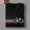 Dogma Tshirt for Men Bike Stripes Italian National Road Race 100 Percent Cotton T Shirt Wholesale Oversized 210706