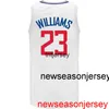 Pas cher Personnalisé Lou Williams # 23 Swingman Jersey Cousu Hommes Femmes Jeunesse XS-6XL Maillots De Basketball