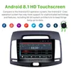 Lecteur dvd de voiture Android HD 9 "GPS Navi Radio pour Hyundai Elantra 2007-2011 écran tactile HD avec prise en charge WIFI Carplay SWC 3G