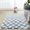 Tapijten Noordse vrije tijd Wild Fluffy Mat Gemengd geverfd tapijt Woonkamer Home Decor Tapijten Anti-slip Matten Zachte groot formaat tapijtencarpets