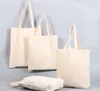 nuova borsa di tela per sublimazione pubblicitaria fai-da-te Borsa per la spesa in bianco ecologica Borse in cotone da donna stampa a trasferimento termico EWF7632