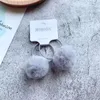 10/12 ADET Çocuk Çocuklar Elastik Saç Bantları Bebek Tulumları Için Topları Ile Bağları Kız Peluş Halat Aksesuarları Scrunchy