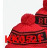 2021 Gorro de béisbol de baloncesto Equipo norteamericano Parche lateral Lana de invierno Deporte Gorro de punto Gorros de calavera A10