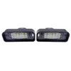 2 pièces blanc 6000K LED plaque d'immatriculation lampe pour Benz classe S W220 S430 S500 S600 Super lumineux voiture plaque d'immatriculation remplacement de la lumière