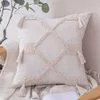 Home Decoration Ethnic Style Cushions Headboard Car Seat Cushion Pillows Ins Moroccan Lace Tassel Tufted India Pillowcase 210611