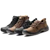 Anti-scalding Work Shoes for Electric Welders Men's Anti-smash and Anti-puncture Lightweight Breathable High-top 211217