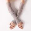 Women lace Arm Sleeves New Summer Sunscreen Protect Thin Silk Filigree Mesh Warmers for Lady Driving Cycling Gloves Cover