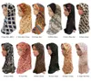 Musulman Femmes Hijab Imprimé Amira Chapeau Perte de cheveux Islamic Headfecarf Écharpe Écharpe Chapeau Pierre Arabe Prière Caps Couvercle Randonnée Couleur