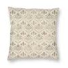 Almofado de almofada de almofada elegante e elegante Fleurdelis Cushion Cover Lily Floral Fleur de Lys Caixa de piso para sofá, travesseiro frio 9701682