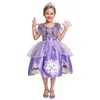 Infant Baby Girls Sofia Princess Costume Halloween Cosplay Vêtements Toddler Party Jeu de rôle Enfants Fantaisie Sofia Robes pour filles 210329