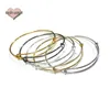 Mulheres Jóias Acero Inoxida .. Acessórios elegantes Pulseira retrátil Móvel Ajustável Alex Bangle ofertas Relampago Q0622