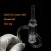 2mm Thick Quartz Banger Nail Smoking Accessories 10mm 14mm 18mm with Carb Cap Diamond Knot Insert Accessory for Dab Glass Bong dhgate420