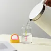 Mini Cute Water Bottle 350ml Fashion Milk Glass \Drinkware \Eco-friendly Borosilicate Glass Cup Coffee Mug
