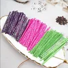 1000pcs 9cm colorful Metallic Hearts Twist Ties Gift Wrap Sealing Binding Wire For Plastic Candy Cookie Cake Bag Wedding Birthday Gifts Lollipop packing 100pcs/set