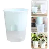 Lazy Self-Watering Flowerpot Automatic Water Absorption Succulent Aquaculture Desktop Pot Self Watering Planter Planters & Pots