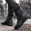 Boots Outdoor Male Hiking Boots Men Special Force Desert Tactical Combat Ankle Hunting Boots Men Work Black Botas