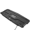 STOCK A878 114-KEY LED Backlit Wiredlit Wired Gaming Keyboard avec motif de craquage Black258W