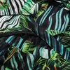Casual Kleider 2021 Stil Frauen Sexy Split Kleid Ärmellose Tiefem V-ausschnitt Blätter Gedruckt Muster Sommer Lange Strand