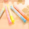 Highlighters 6pcs/lot 13.5*1.5cm Cute Five-Pointed Star Highlighter Color Graffiti Marker Pen Focus Circle