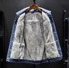 Warm Fleece Denim Jacket winter Men Jacket Fashion MensJean Jackets Outwear Male Cowboy top Coat Plus Size 5XL