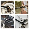 Universale Torx Wrench Utensili a mano Regolabile 8-22mm Chiavi a cricchetto Chiave per bicicletta Moto Riparazione auto HandleTool