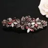 Fermagli per capelli Barrettes 2021 Trendy Retro Crystal Flowers Tornante Gioielli classici Moda 2 colori Ornamenti per piante da donna all'ingrosso