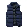 Män Vest Casual Vest Höst och Vinterförtjockning Öka M-8XL Down Jacket Män 211110