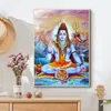 Modern imagem abstrata pintura pintura arte arte colorida buddha poster hd impressão para sala de estar decoração de casa sem moldura