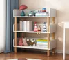 Bokhylla Golv Förvaring Rack Vardagsrum Träskåp Barnens bildbokställ Simple Student Bookcase