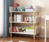 Bookshelf Floor Storage Rack Woonkamer Houten Kabinet Kinderboeken Rekken Simple Student Booktas