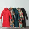 Jaqueta de coleção de inverno à prova de vento à prova de vento casaco feminino casaco de casaco acolchoado casacos longos parkas quentes tops 211130