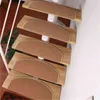 4PCS/Set Non-slip Self Adhesive Carpet Stair Tread Mat Home Staircase Protection Cover Pad 211204