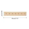 Nordic Style Solid Wood Hook Door Hanger Vägg Hängande Rack Dekorativ kapp Key s 210705