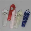 Natural Smoking Tobacco pipe Crystal Stone pipes For Smoke Quartz healing HandPipes & Carb Hole Gemstone