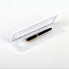 PET MEMBRANE Floating Clear Arylic Smycken Ring Pendant Display Stativ Hållare Förpackning Box Protect Fall Ingen bas