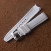 Oglądaj zespoły Wysokiej jakości Gumowa opaska ze obserwacją 18 mm 20 mm 22 mm bransoletka do Omga Seik rola Tisso Watches Band Brand Curved End Pasp Men3424222