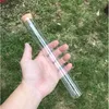 110ml Taller Glass Bottles Vials Jars Test Tube With Cork Stopper Empty Custom Print Logo Pattem 24pcsgood qty