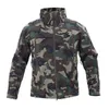 Winter Military Fleece Jacket Men Soft shell Tactical Waterproof Army Camouflage Coat Airsoft Clothing Multicam Windbreakers 220124