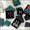 Jewelry Pouches, Bags Packaging & Display Wholesale 500Pcs/Lot Gift Box With Lid Cardboard Necklace Custom Logo Print Drop Delivery 2021 Vxk