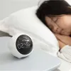 Симпатичные детские будильники экспрессия с ночным светом звукового управления Snooze многофункциональный кровати 210804